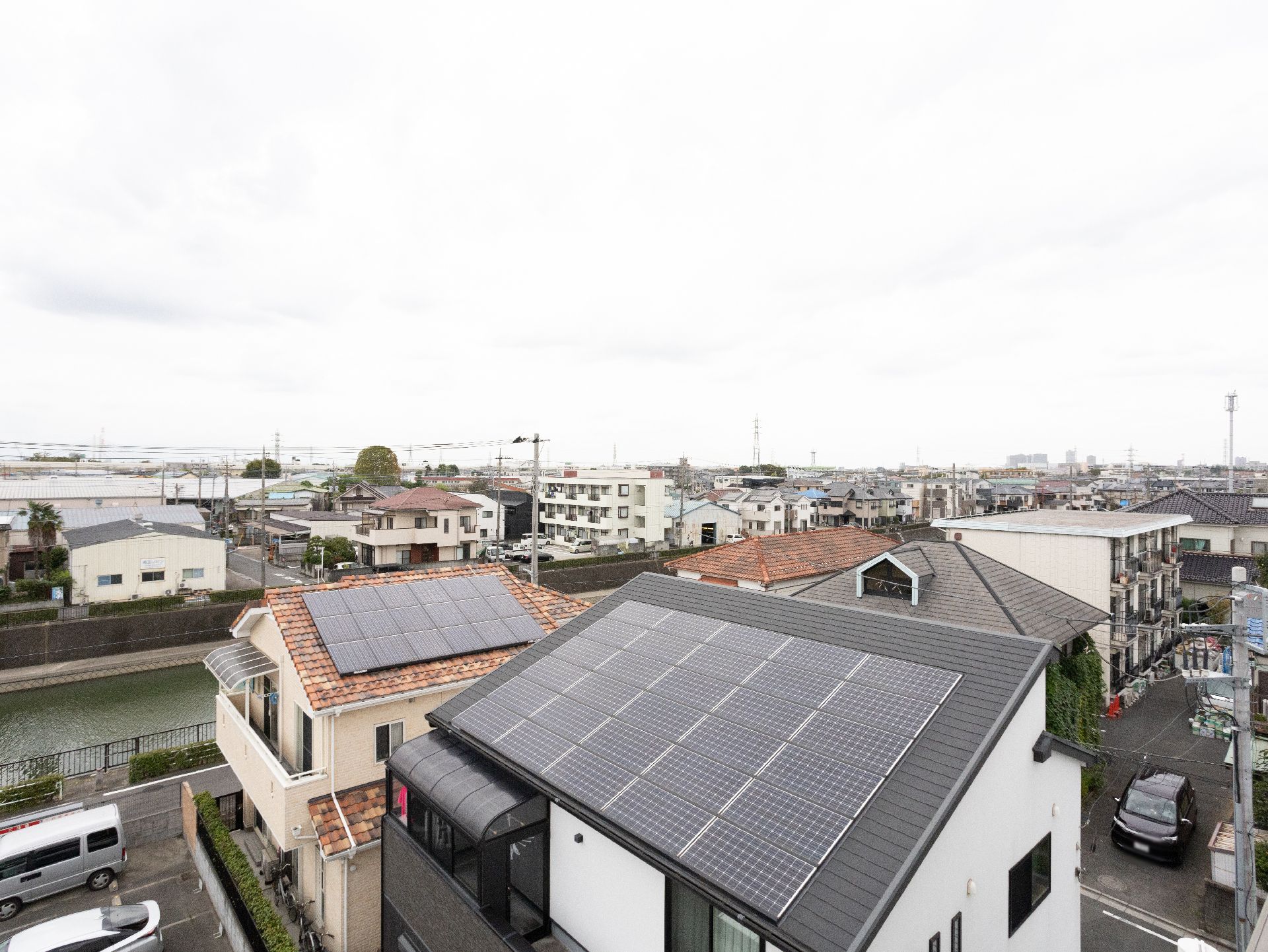 住宅が多く立地してある周辺環境