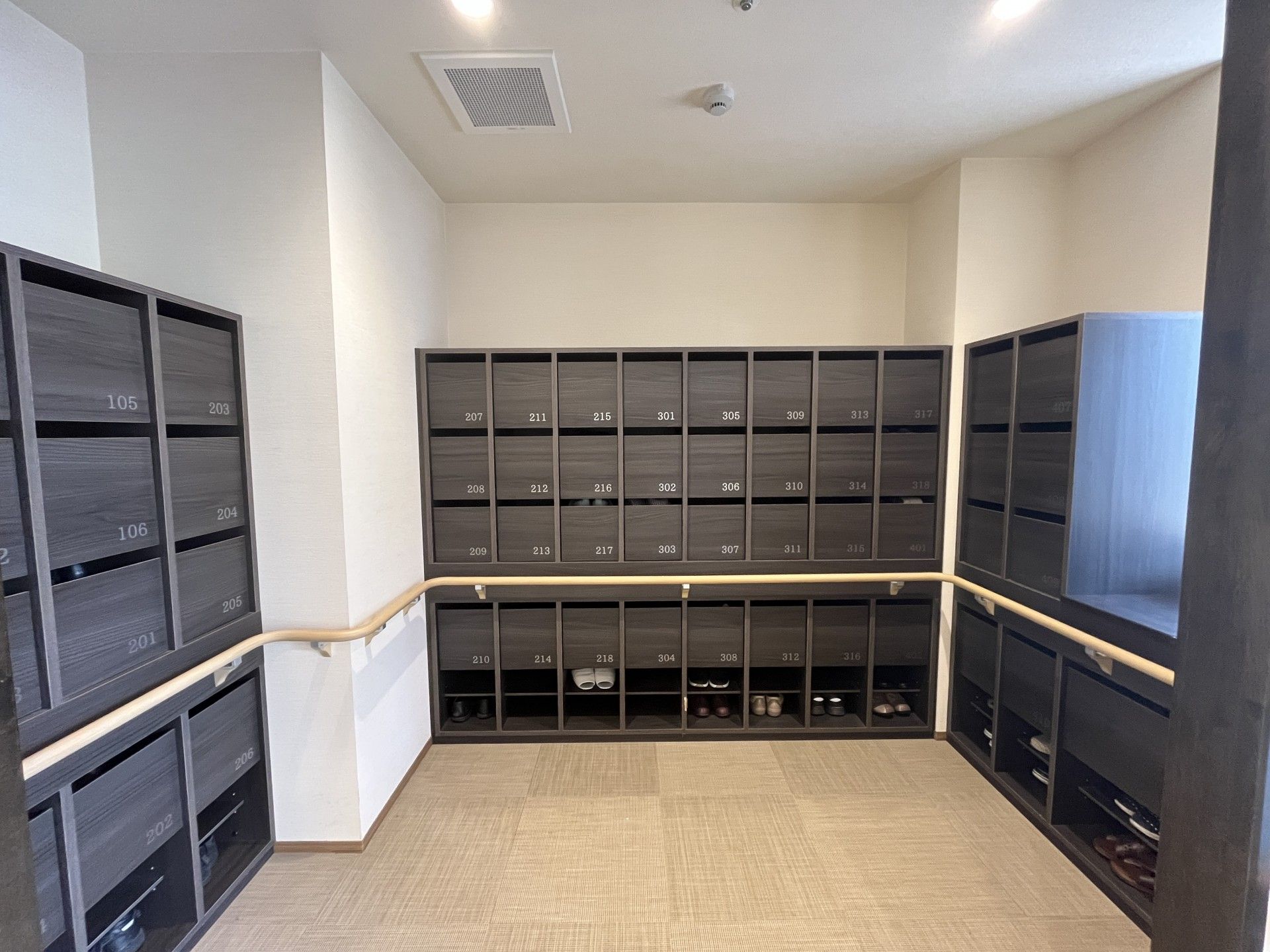 靴箱のある玄関スペース