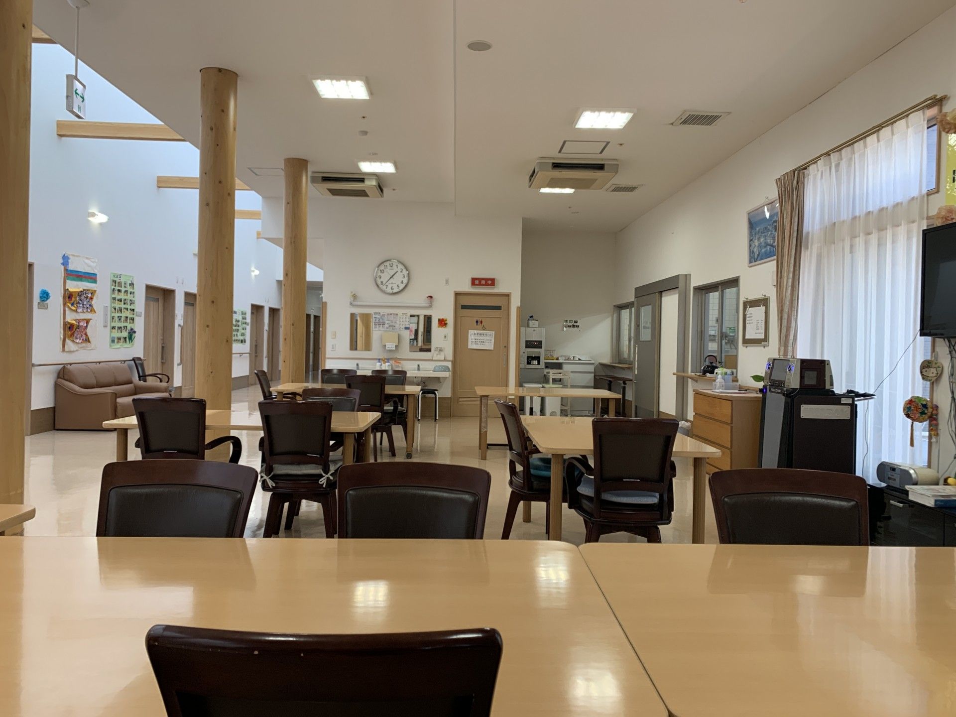 広々とした共有スペース