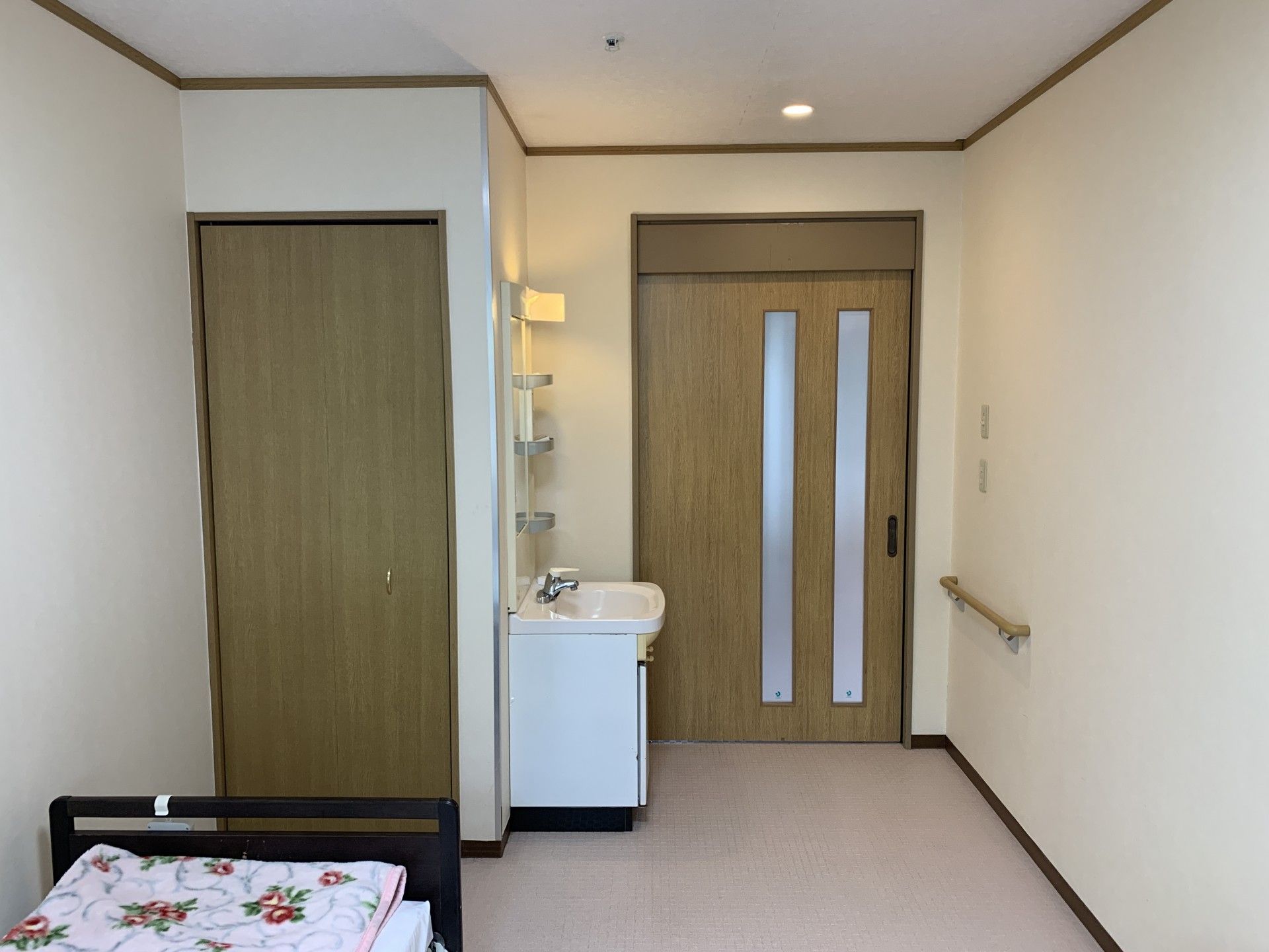 落ち着いた個室の一角
