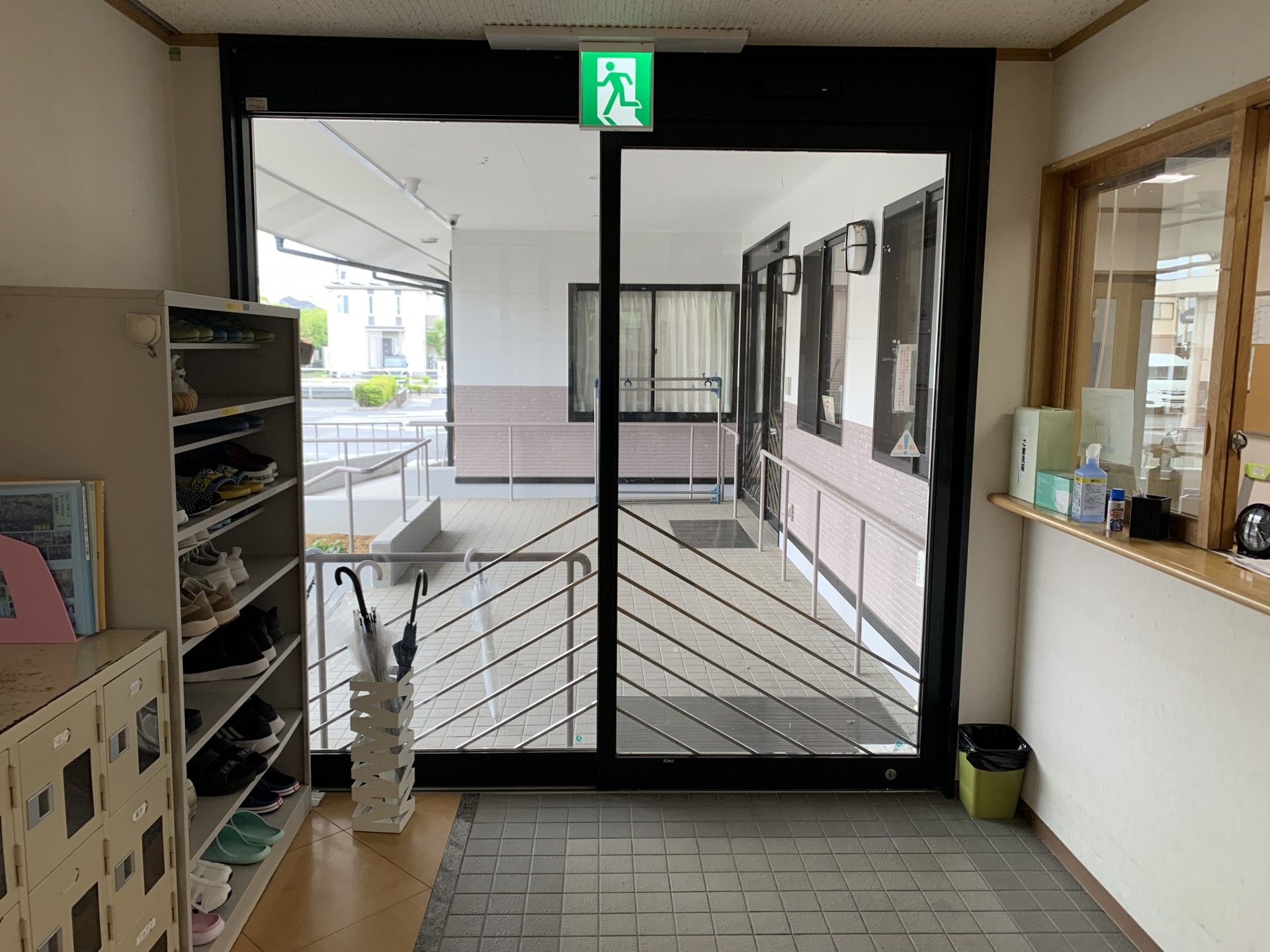 出入口の様子