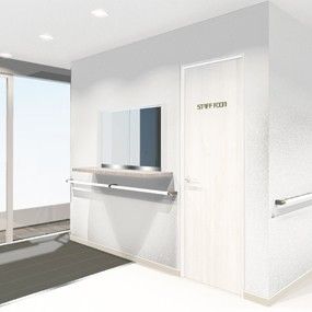 スタッフルームの入口