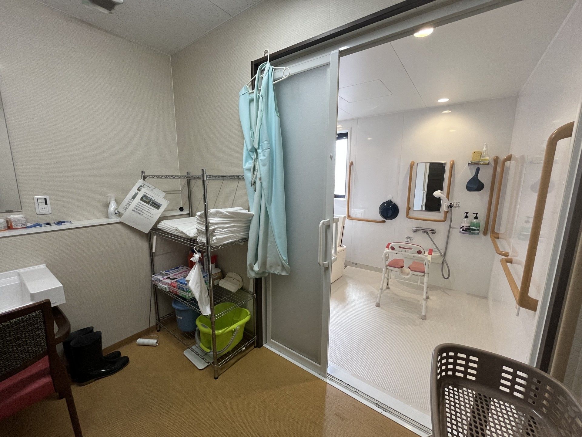 使いやすい浴室の入口