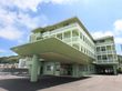 緑色の建物外観