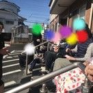 屋外で楽しむ利用者様