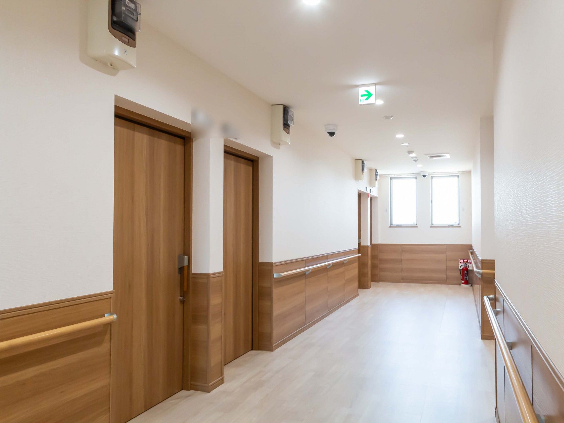 明るい廊下