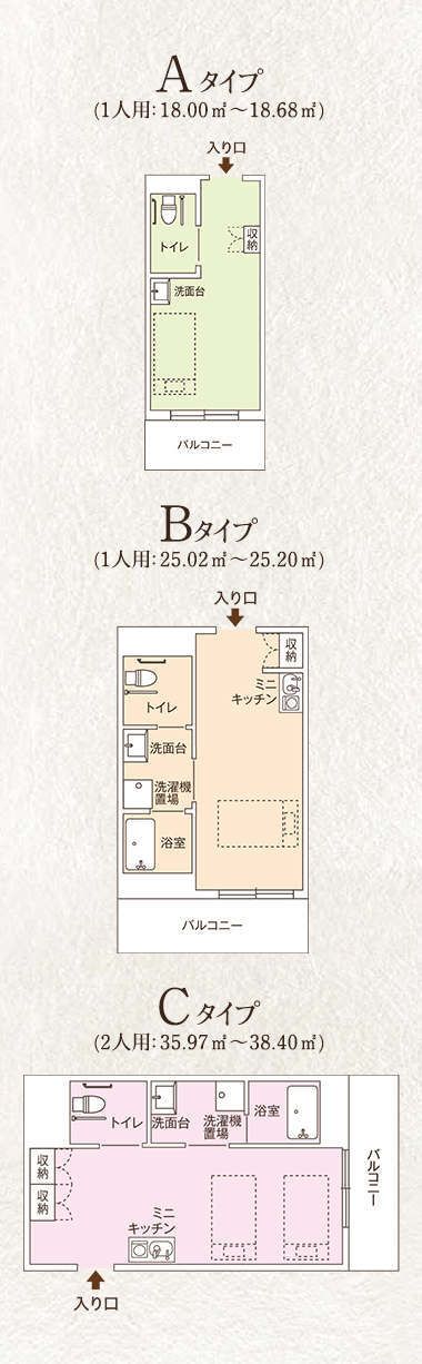 ココファン宇治駅前の居室の間取り図