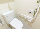 バリアフリーのトイレ設備のある部屋