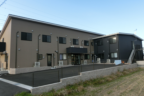 新しい居室の外観