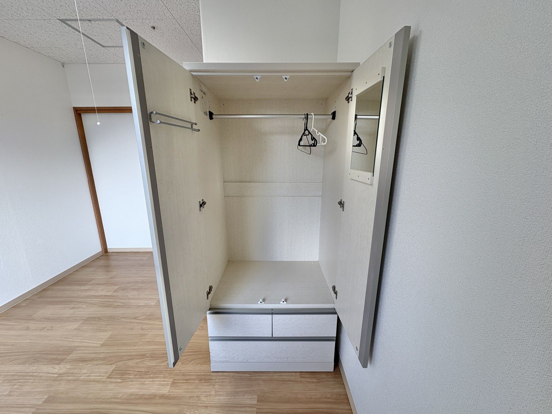 収納スペースの内部