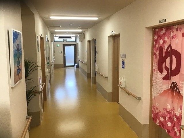 清潔感のある廊下の様子