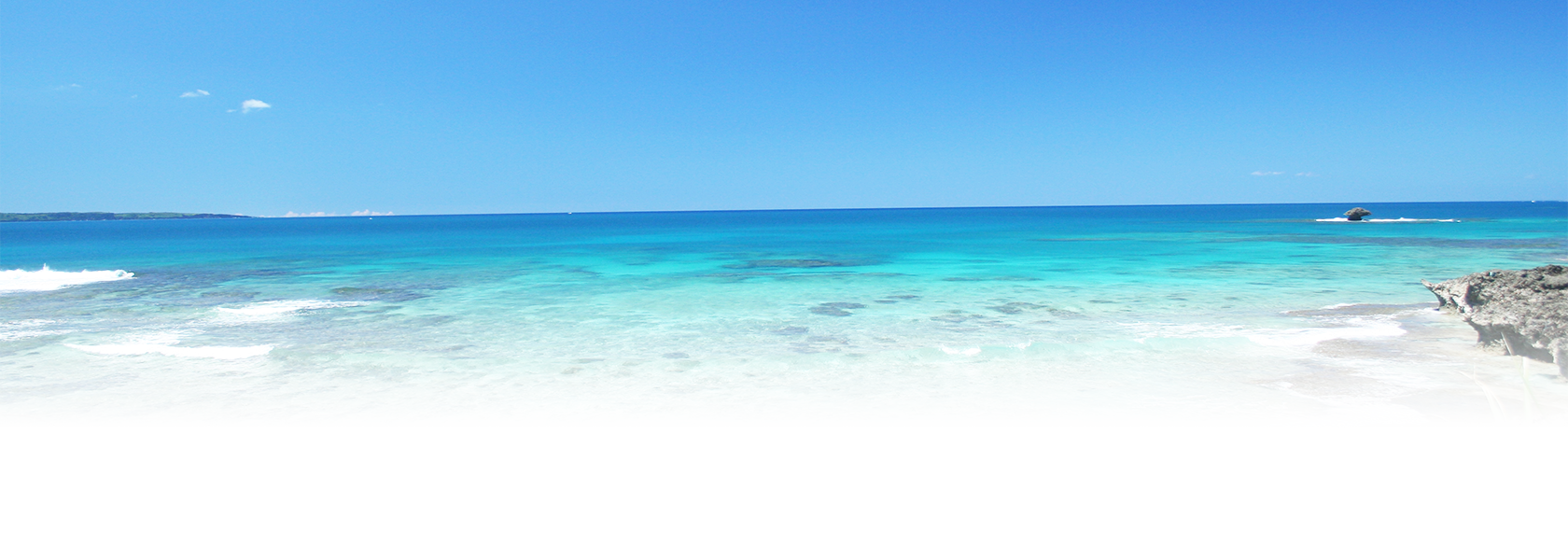 青い海と空の景色