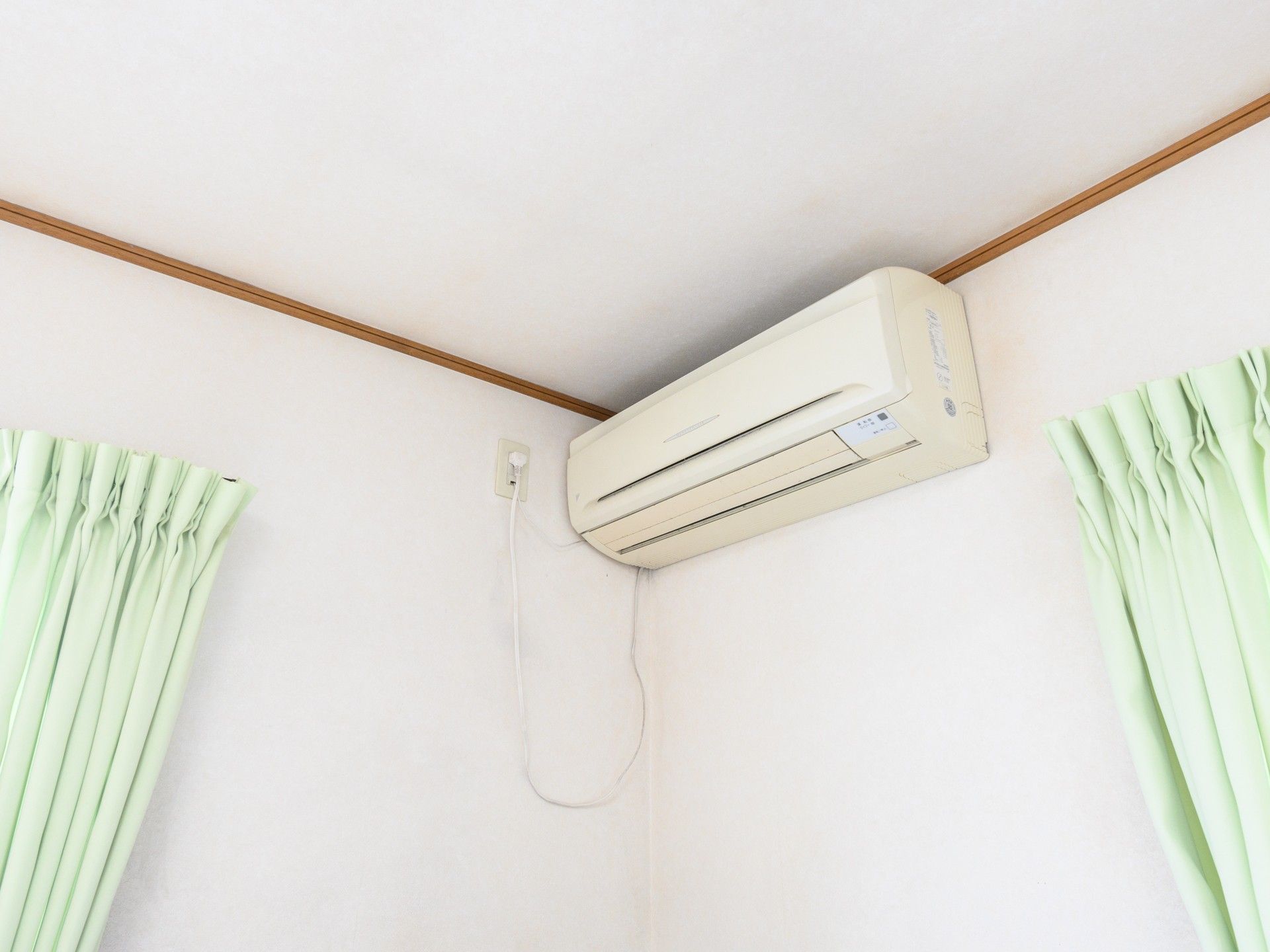 エアコンが完備された居室