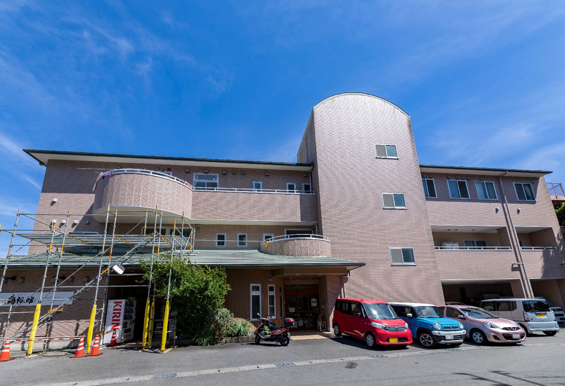 駐輪場のあるグループホーム