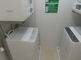 洗濯機と乾燥機がある部屋