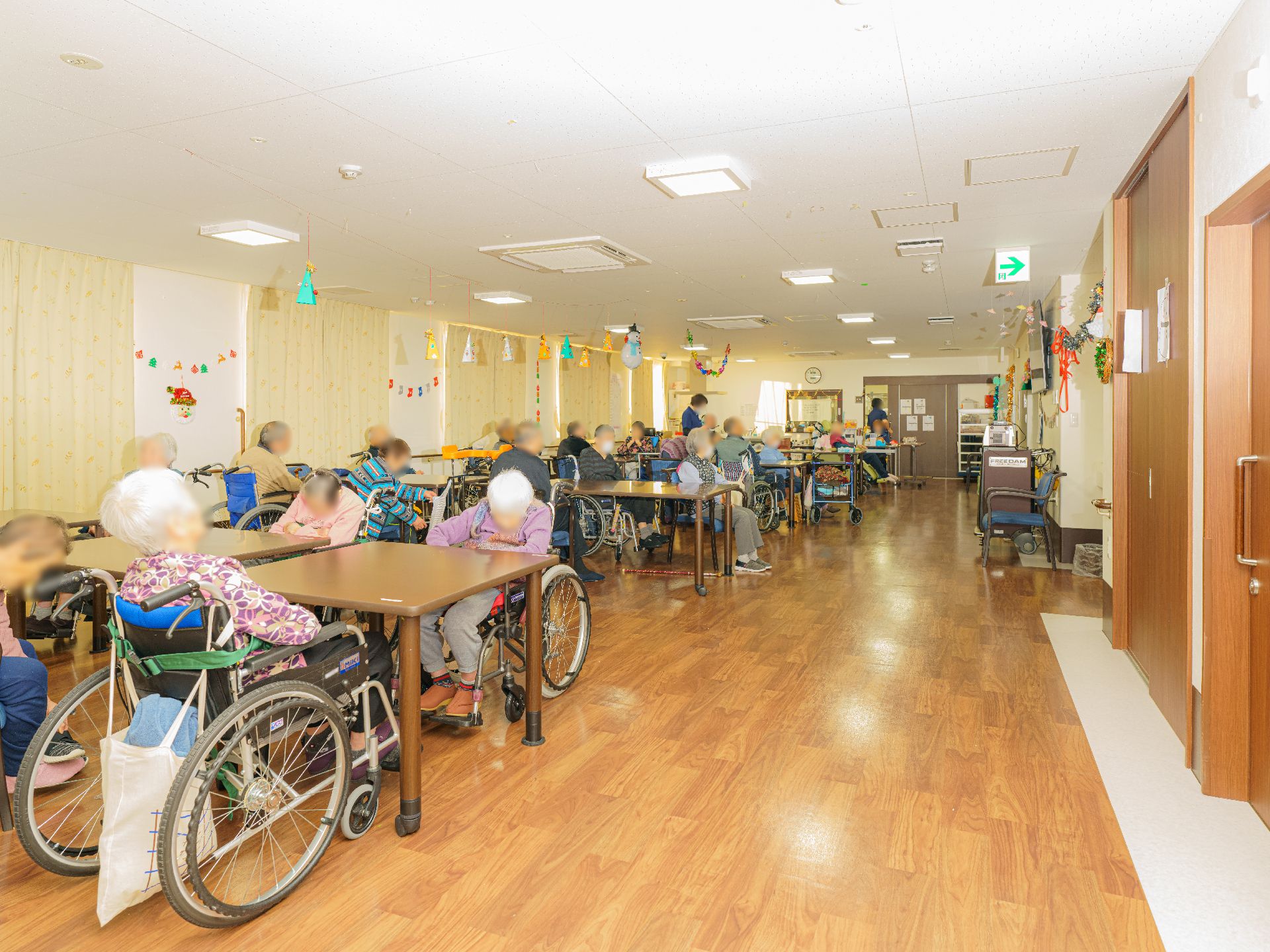 入居者様が集まるリビング
