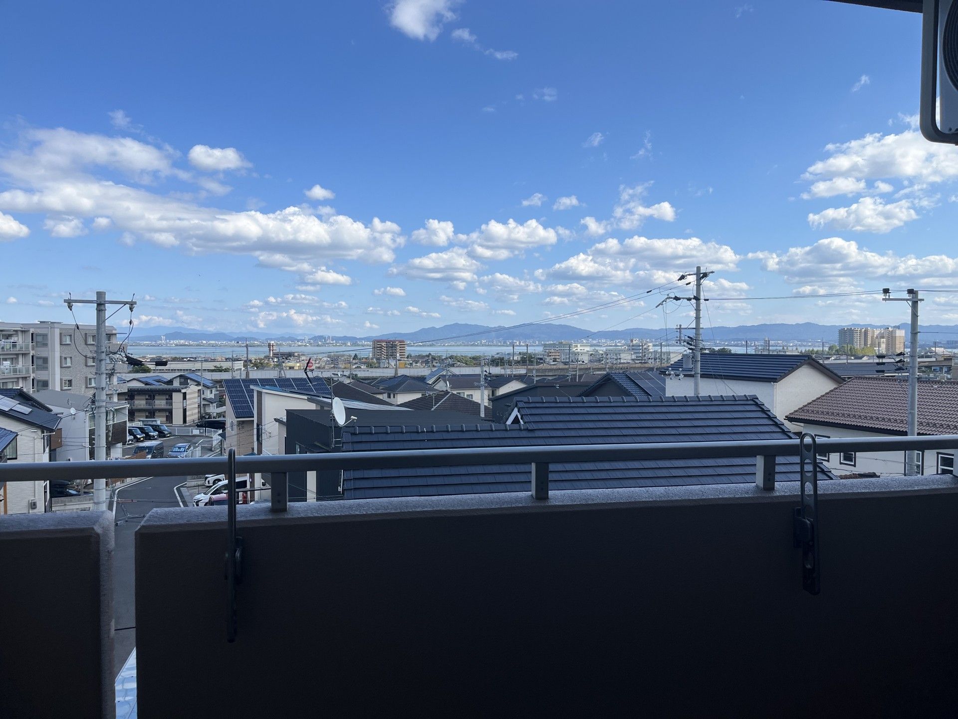 広がる景色のバルコニー