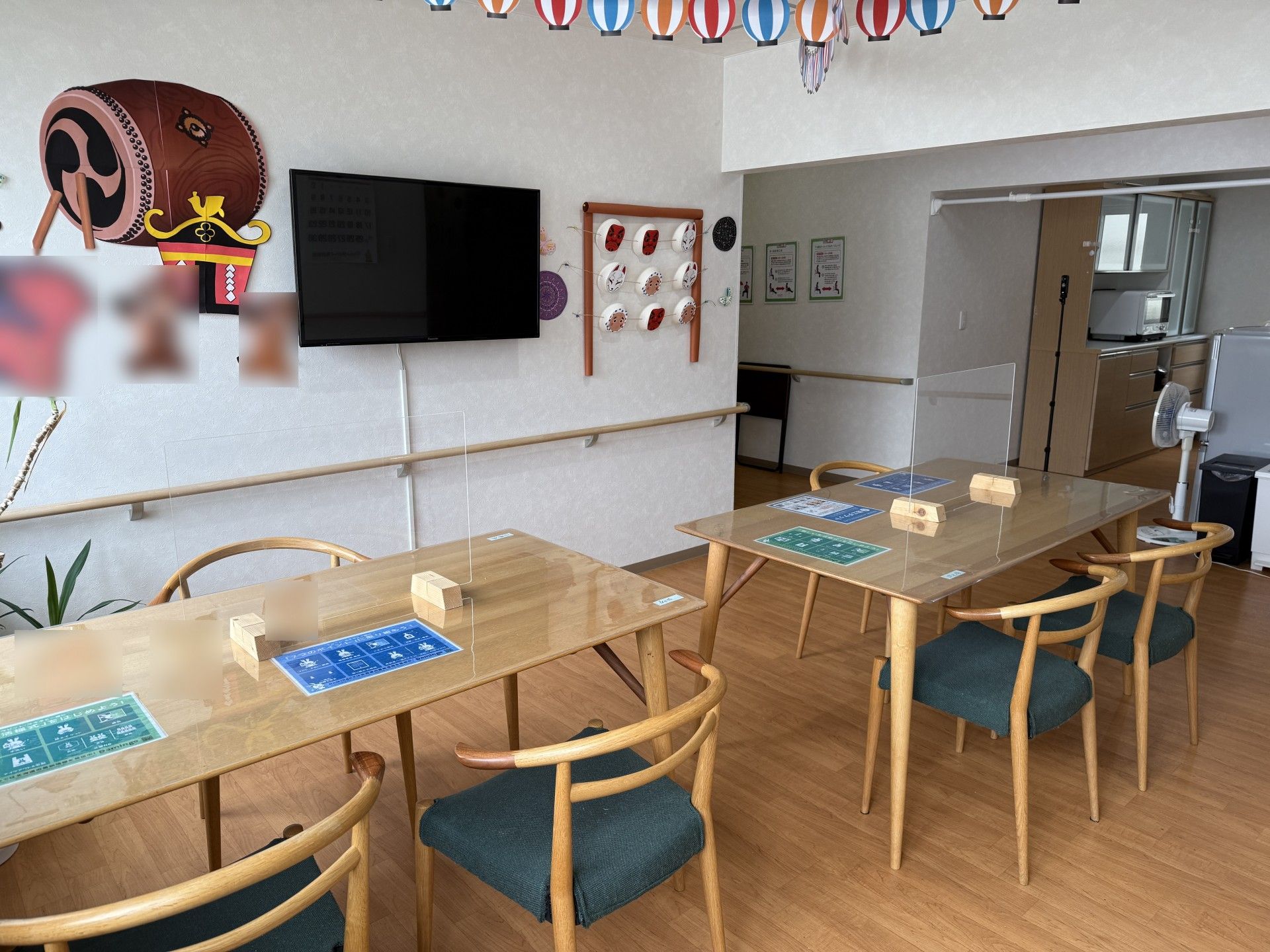 和やかな談話スペース