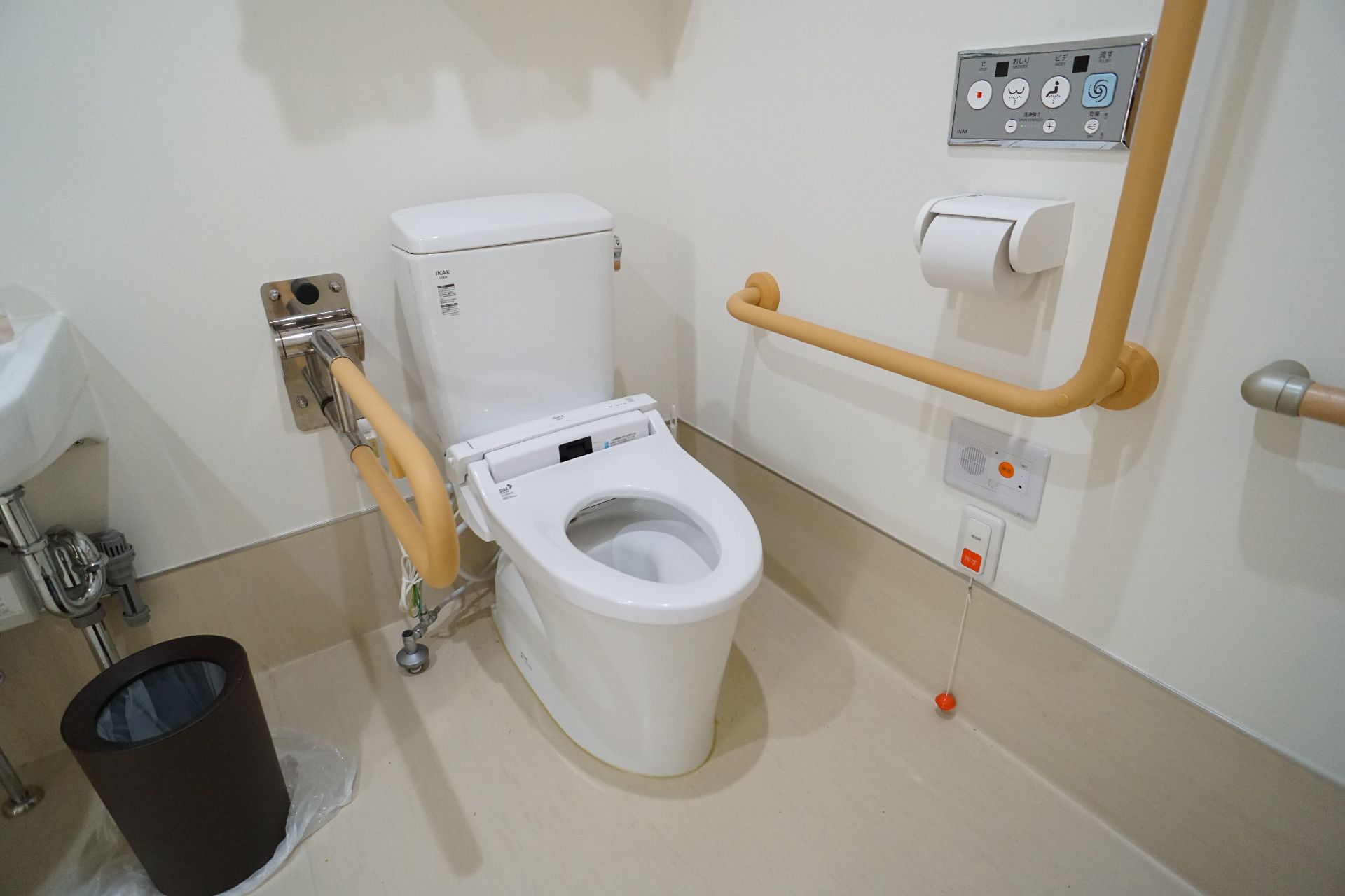 安全対策を行ったトイレ