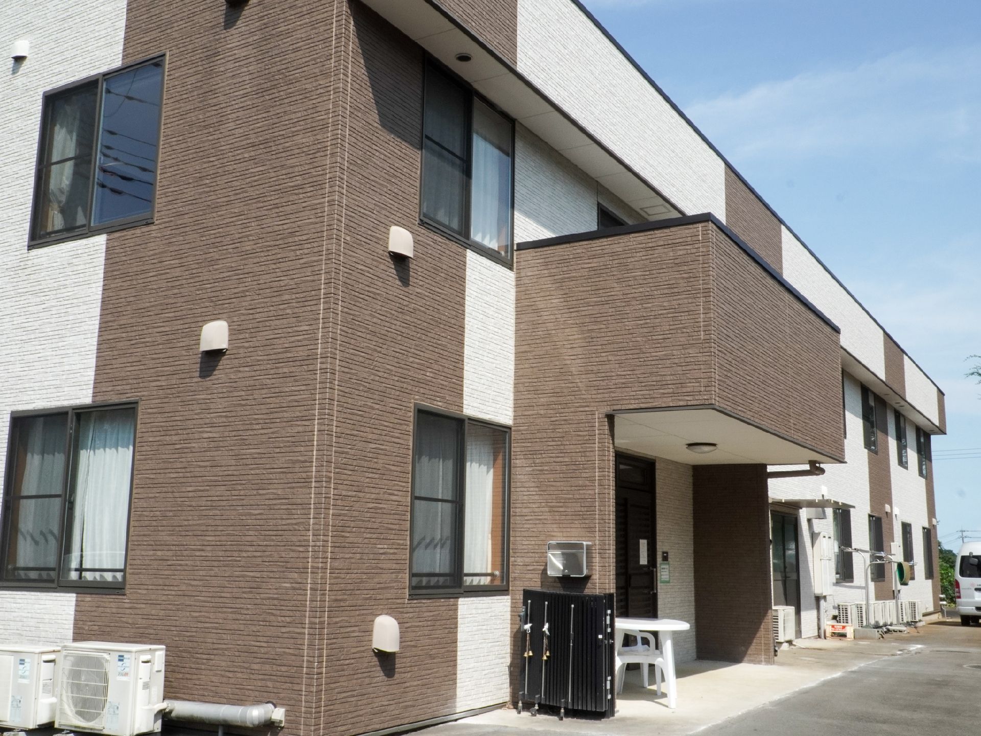 2階建ての個室のある施設