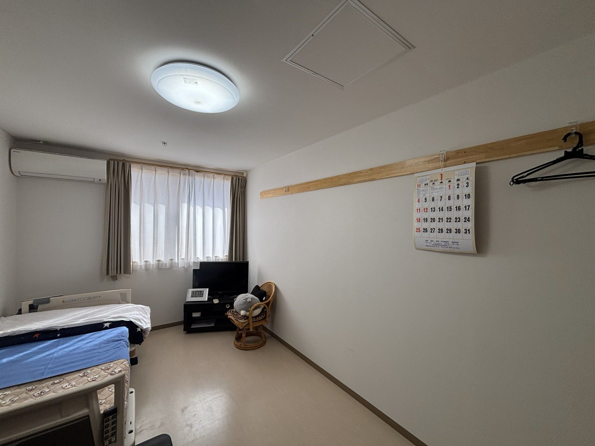 落ち着いた個室の様子