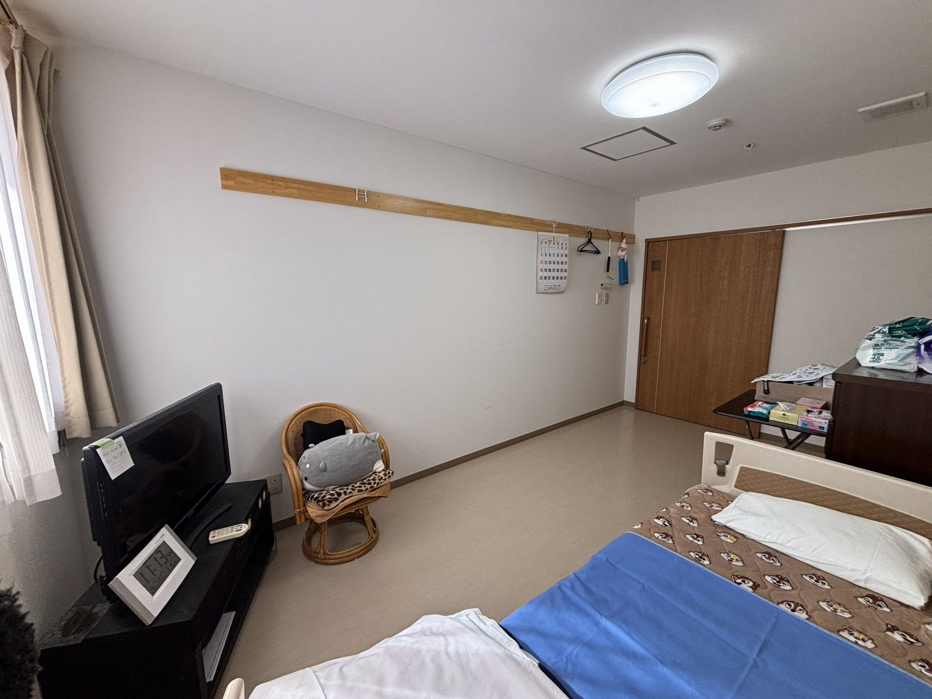 落ち着いた個室の様子