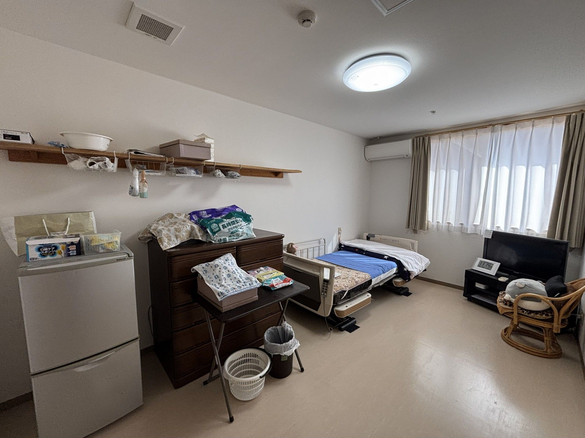 落ち着いた個室の様子