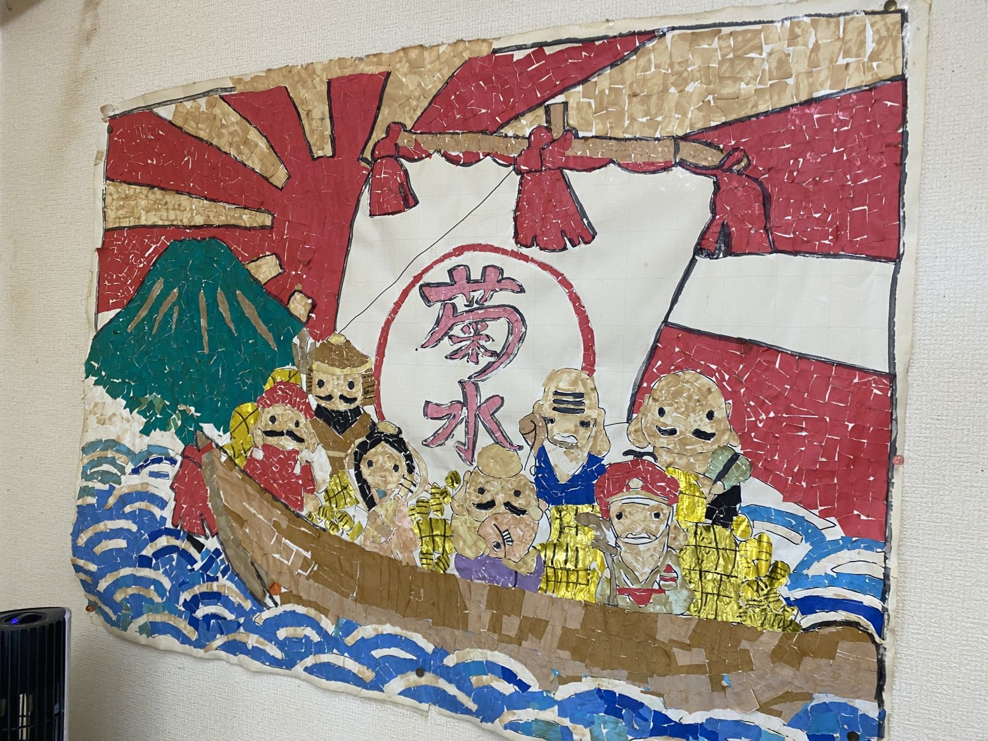 手作り壁画のアート作品
