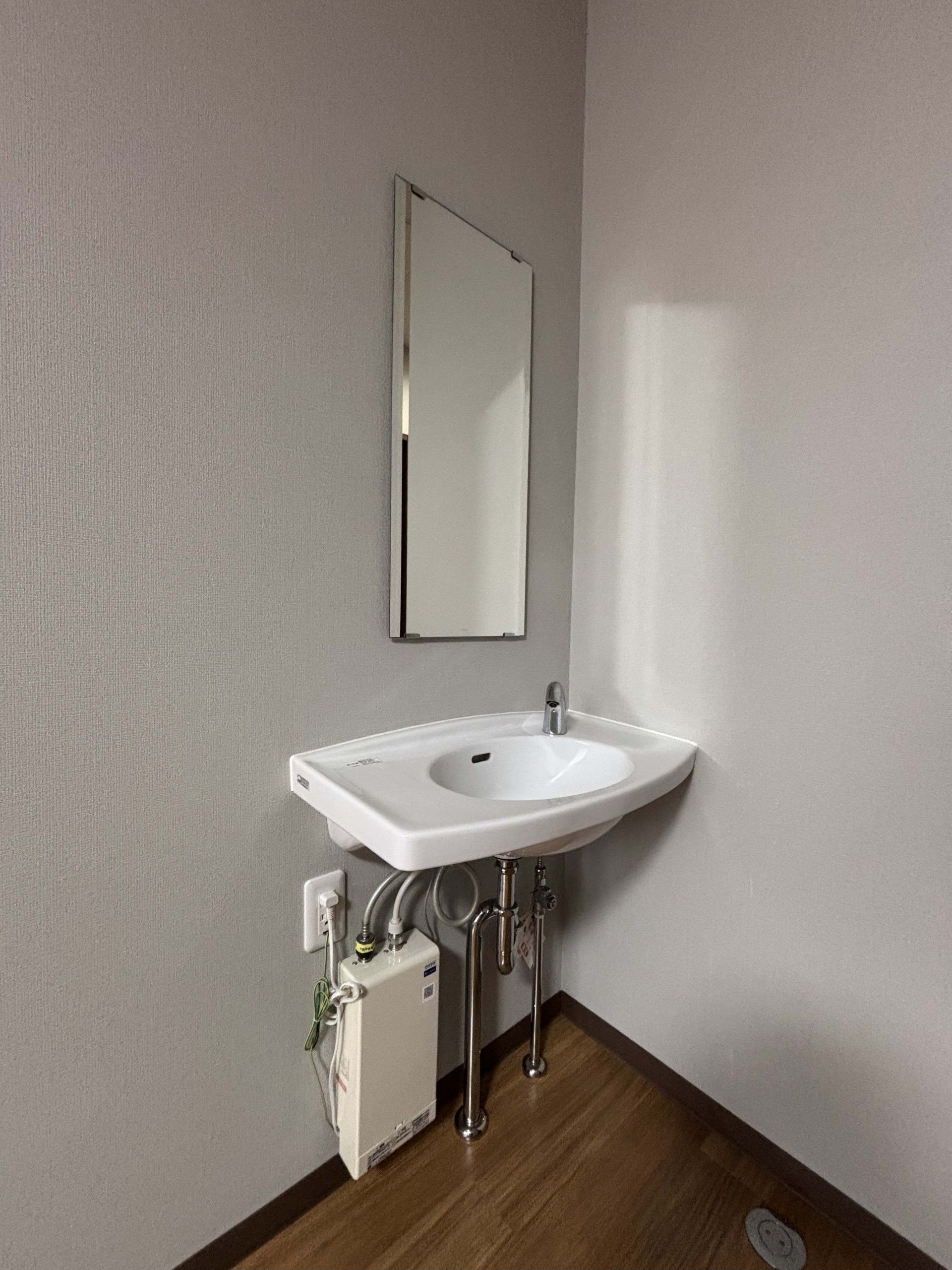 洗面台のある一角