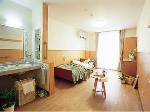 ラ・プラスヒルトップの居室。居室は全て完全個室制となっております。日々をご自宅のようにお過ごしいただけます。