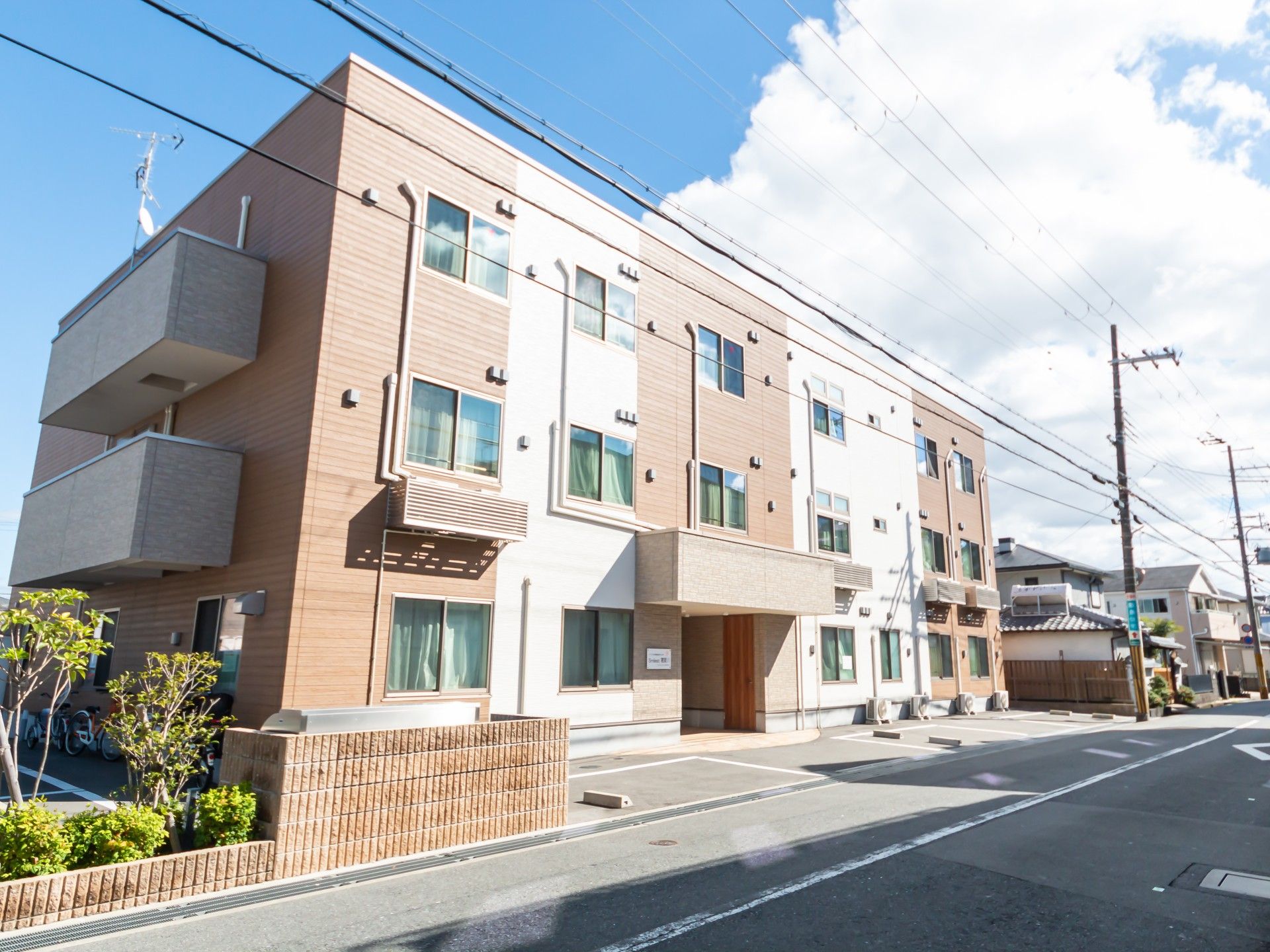 快適な外観の建物