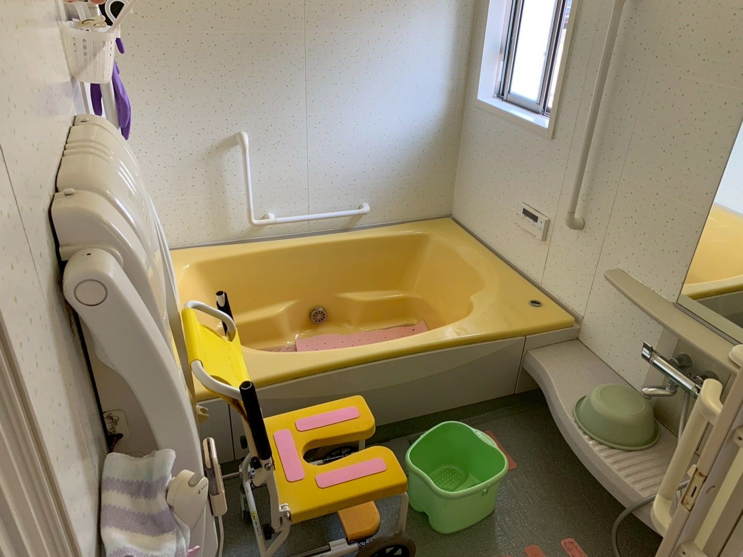 安全に配慮した浴室