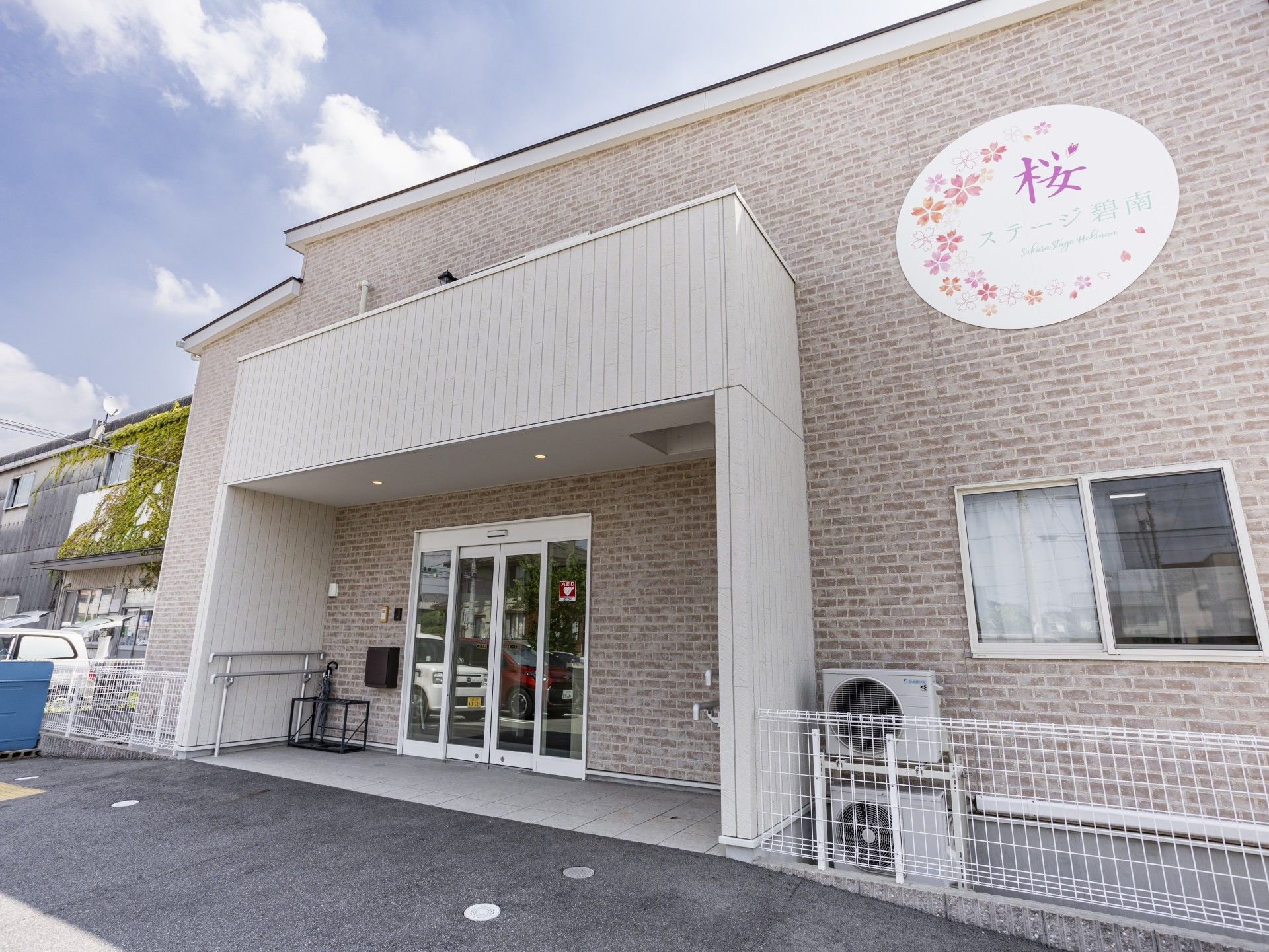 広いエントランス