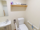 バリアフリーのトイレの内部
