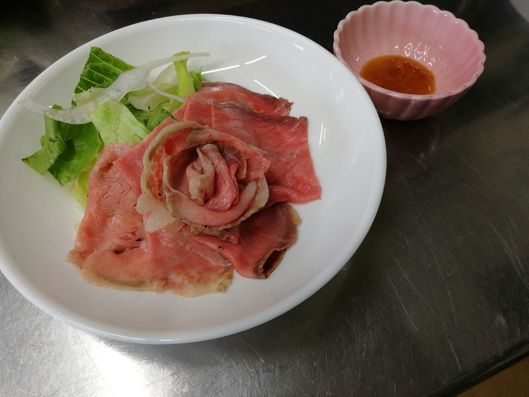 特別食「霜降りローストビーフ」