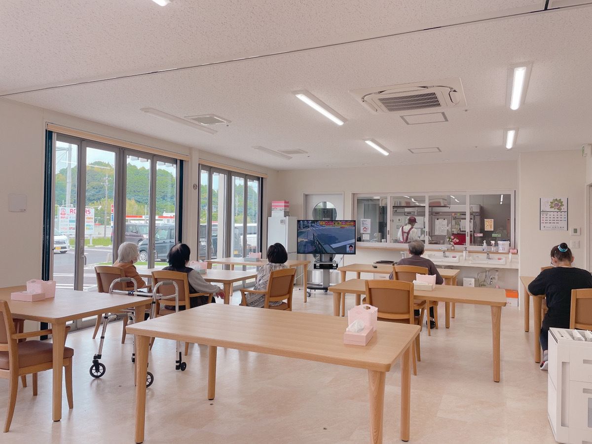 日当たり良好な食堂