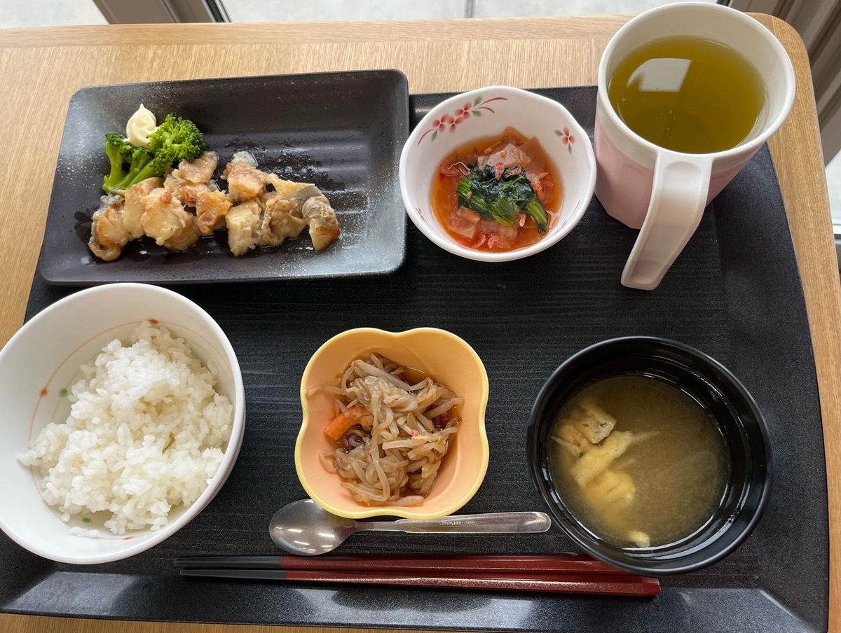 栄養満点の食事提供