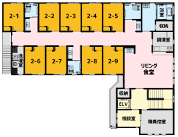 個室の配置図