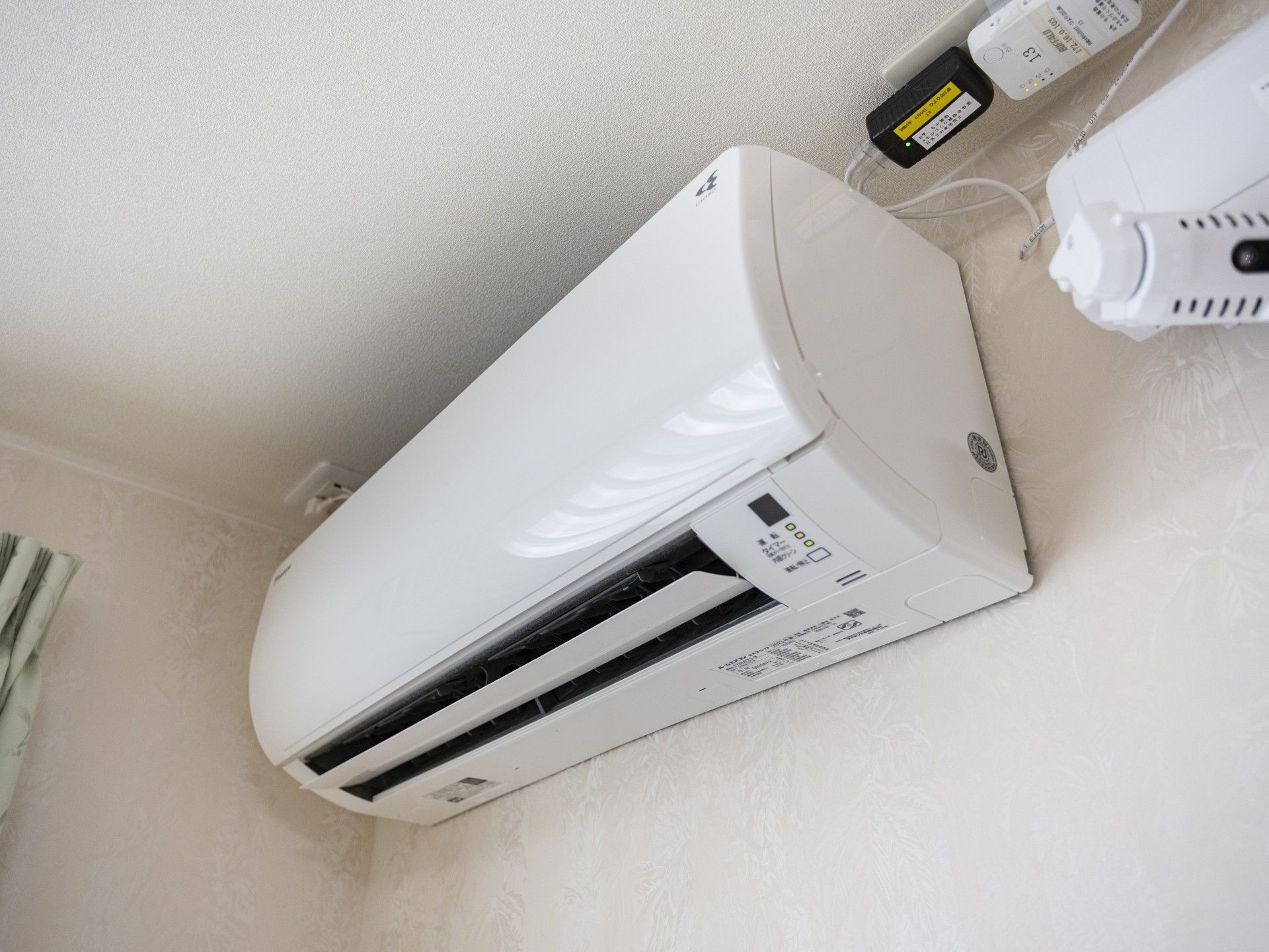 快適な空調設備の部屋