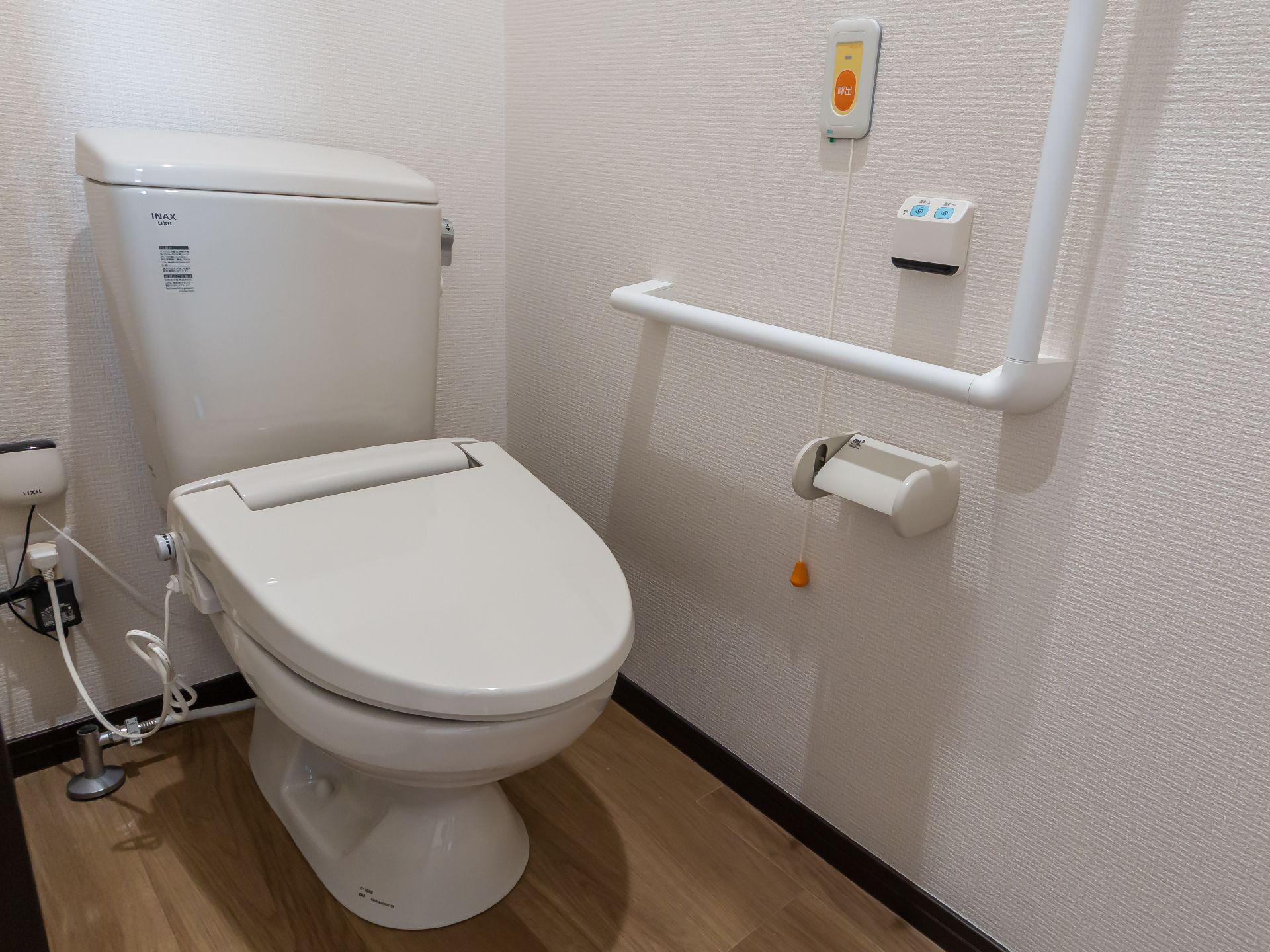 居室に備え付けられているトイレ