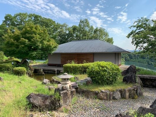 茶室と日本庭園