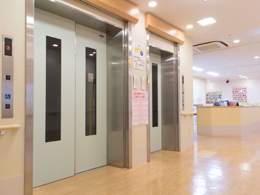 エレベーターのあるフロア