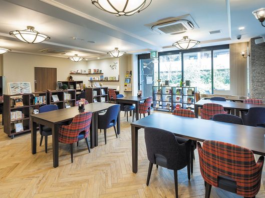 レストラン（つなぐカフェ・オリーブ）／まちライブラリー