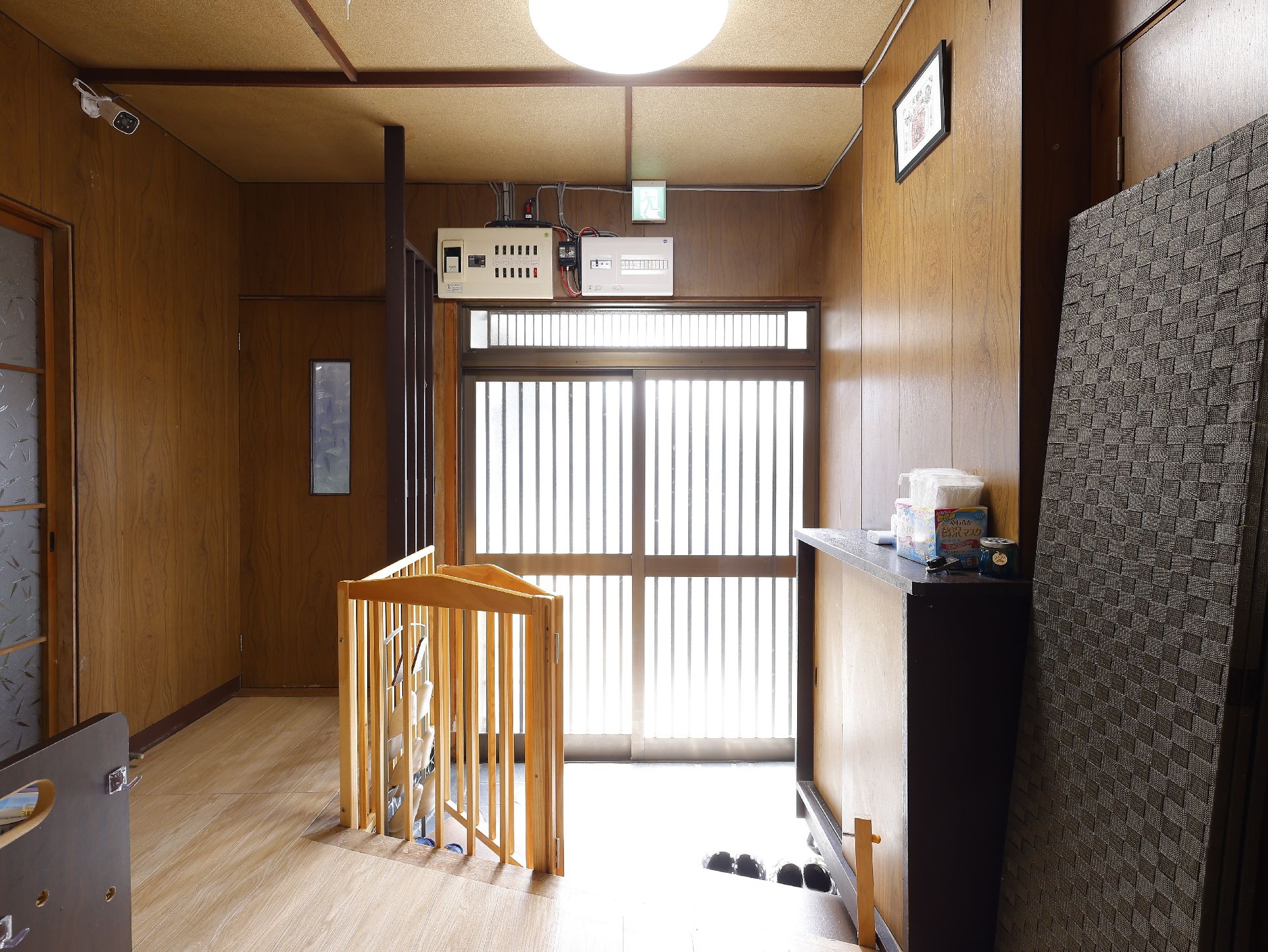 段差が排除されている玄関