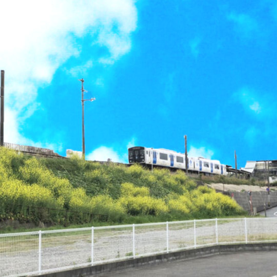 施設から歩いて3分ほどの場所にあります。