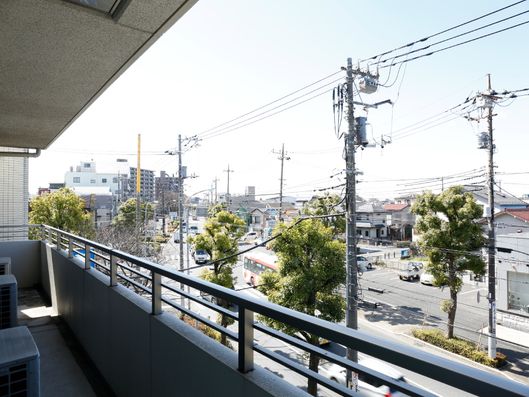 ベランダの景色