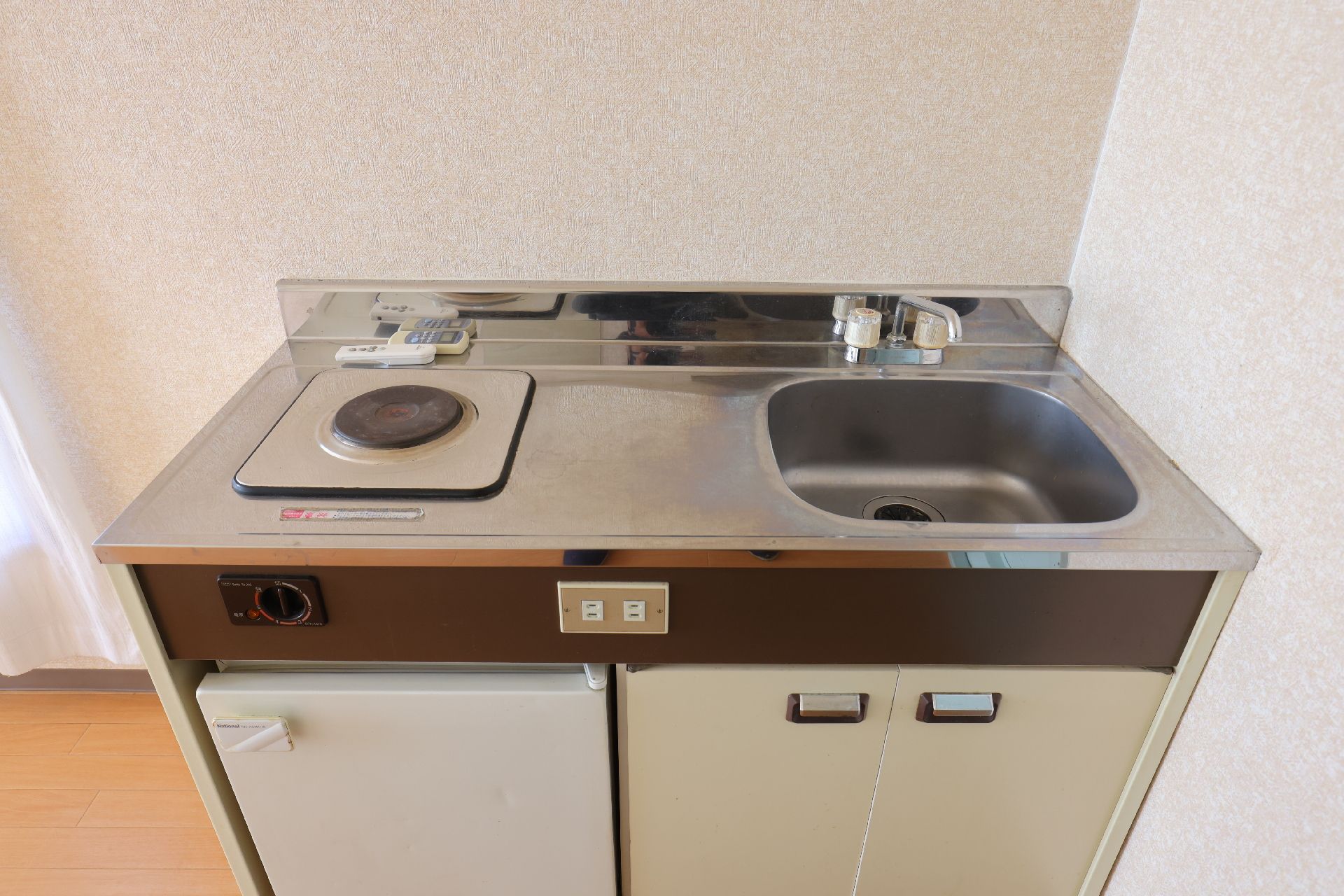 館内に設置され、入居者が自由に使えるキッチン