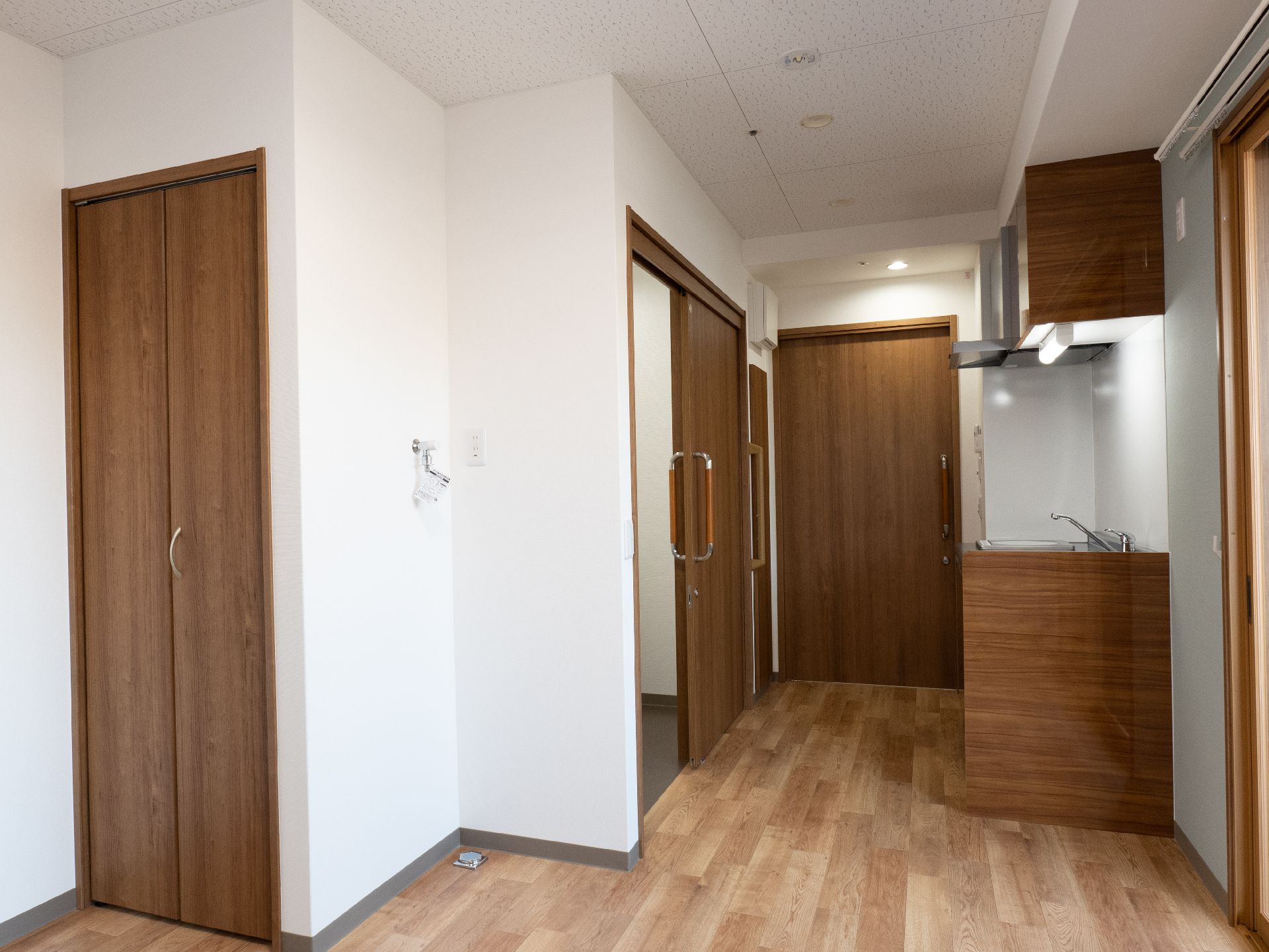 収納が付いた居室