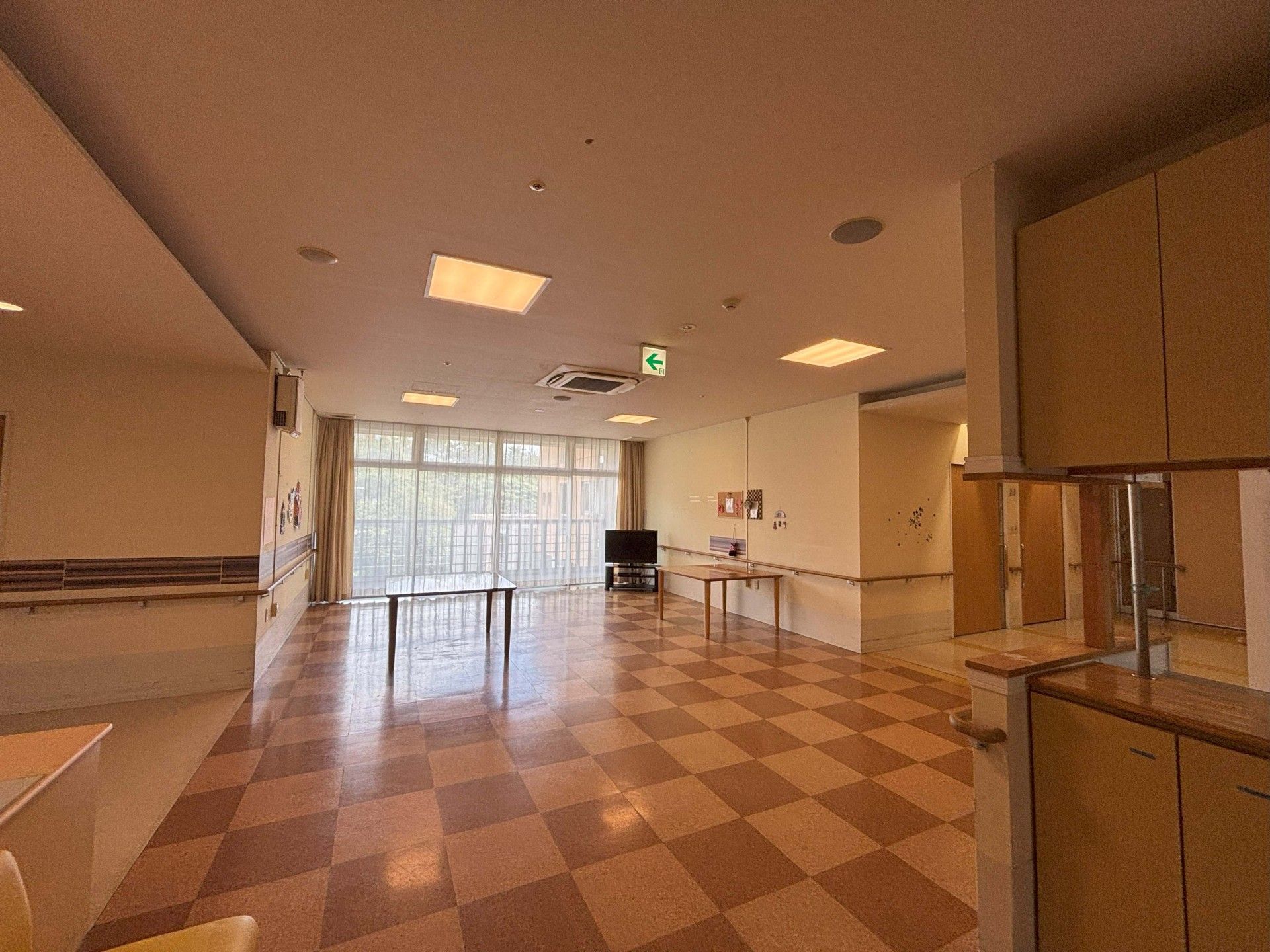 広い共有スペース