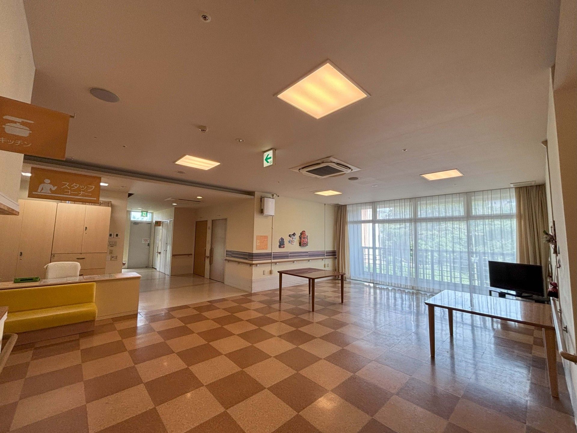 広い共有スペース